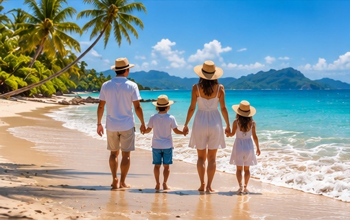 Family enjoying time outdoors
